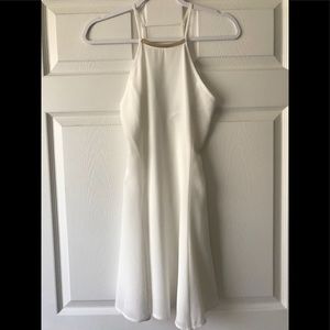 Naked Zebra Off White Spaghetti Strap